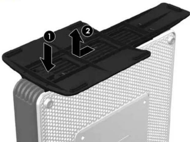 HP Compaq t5730 - Installation du socle - 2