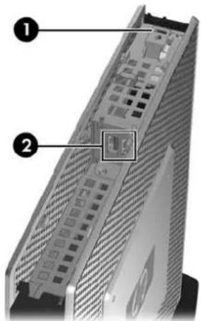 HP t5745 - Éléments du panneau supérieur - 2