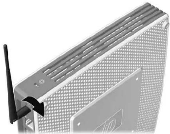 HP t5745 - Installation de l'antenne (modèles sans fil) - 1