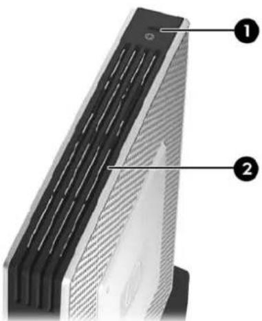 HP t5745 - Éléments du panneau supérieur - 1