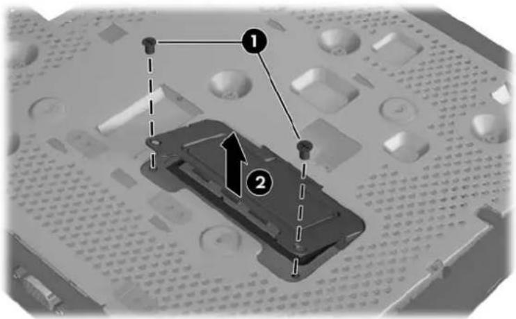HP t5745 - Installation d'un second module SO-DIMM - 1