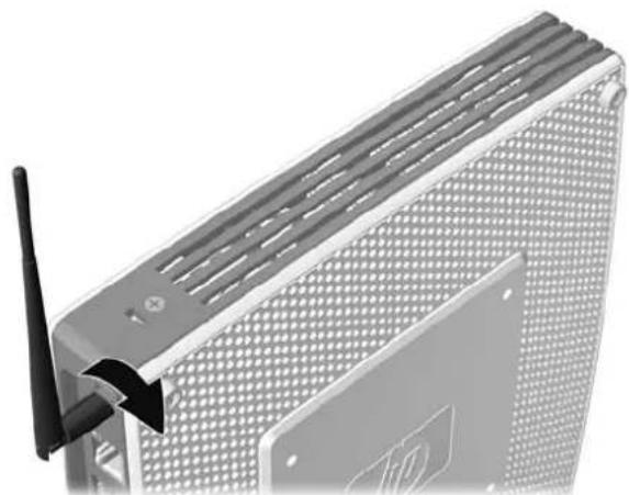 HP st5747 - Installation de l'antenne (modèles sans fil) - 1