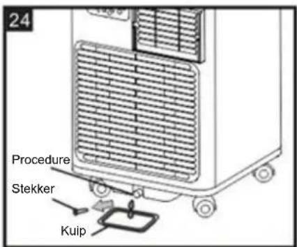 Be Cool BC7KL24FWV2 - Continue drainage (Afbeelding 25): - 1