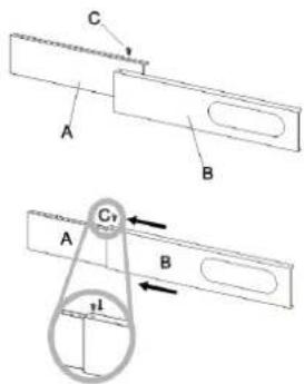 Be Cool BC7KL24FWV2 - Installation of the window guides - 1