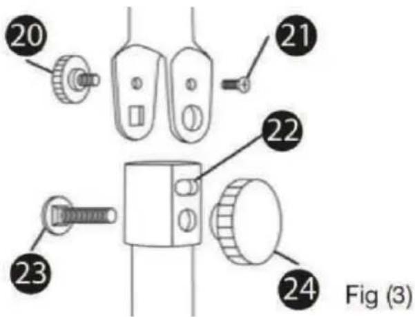 Be Cool BC40MSTF2205SS - ASSEMBLY MOTOR HOUSING WITH TELESCOPIC ROD HOLDER - 1
