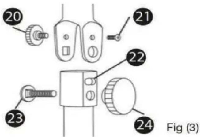 Be Cool BC40MSTF2205SS - MONTAGE MOTORBEHUIZING MET TELESCOPISCHE HENGELHOUDER - 1