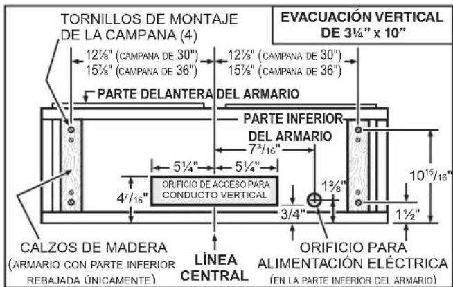 NuTone AHDA130WW - Prepare la ubicación de la campana - 1
