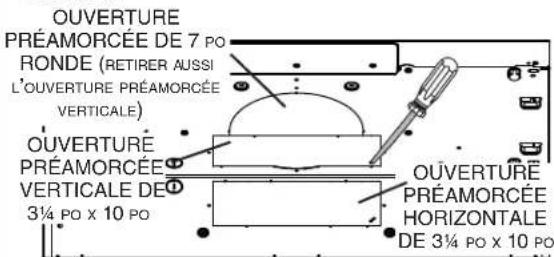 NuTone AHDA130WW - INSTALLATION AVEC CONDUITS SEULEMENT - 1