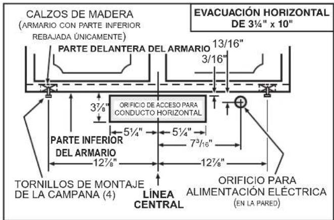 NuTone AVSC130SS - Instalación normal (sin soportes EZ1) - 2