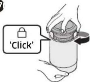 SAMSUNG Bespoke Jet VS20A9580VW - Dustbin/Washable Micro Filter - 1