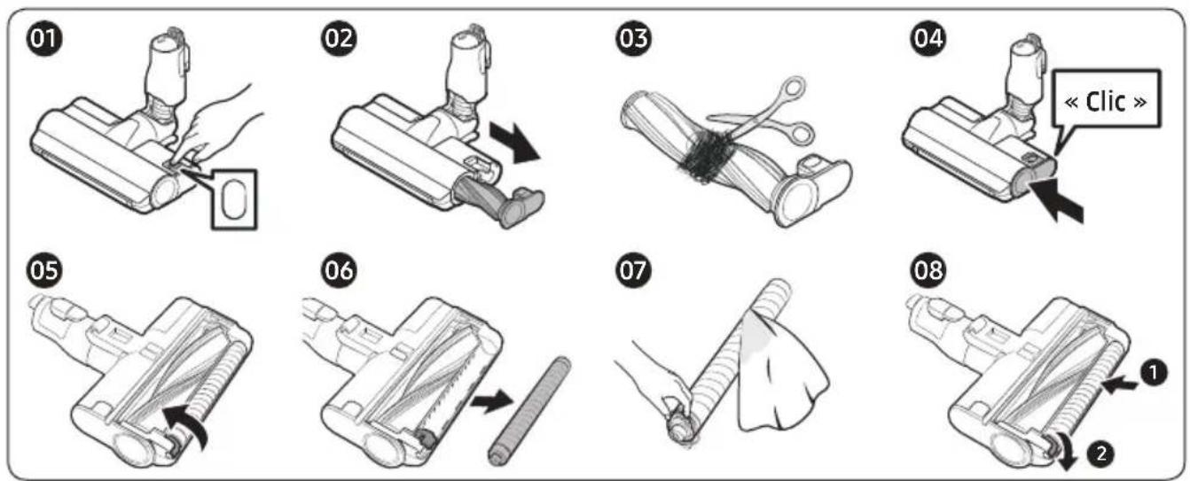 SAMSUNG Bespoke Jet VS20A9580VW - Brosse double Jet - 1