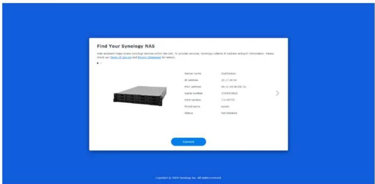 SYNOLOGY SA6400 - Installation de DSM avec Web Assistant - 1