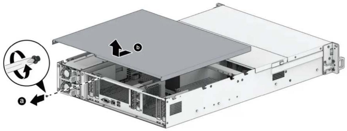SYNOLOGY SA6400 - Pour installer les cartes d'interface réseau - 1