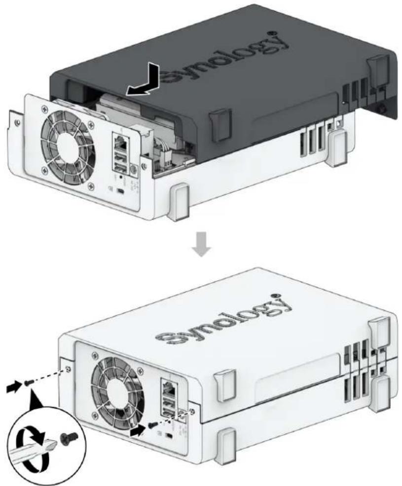 SYNOLOGY DiskStation DS124 - Pour installer un nouveau ventilateur - 4