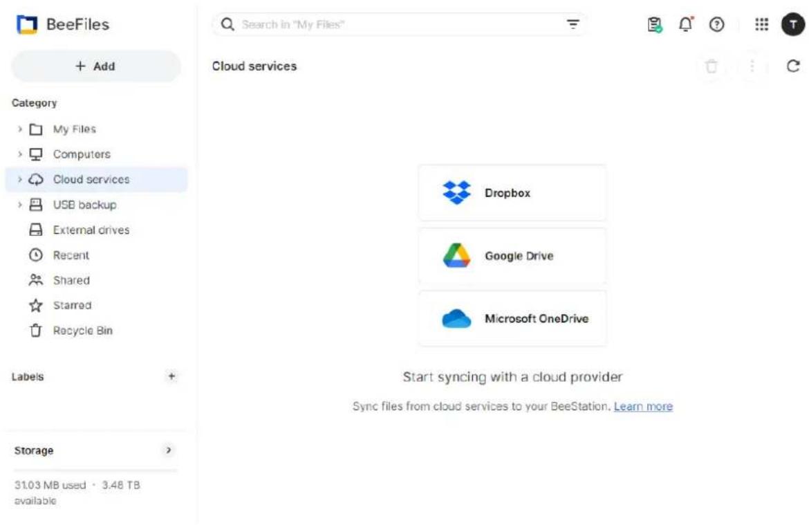 SYNOLOGY BeeStation BST150 - Synchronisation avec les services cloud - 1