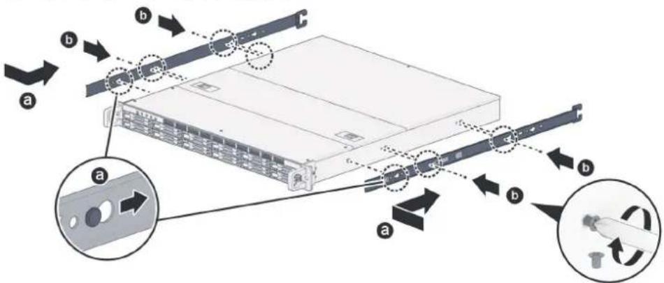 SYNOLOGY FlashStation FS2500 - Pour installer le kit de rails - 2