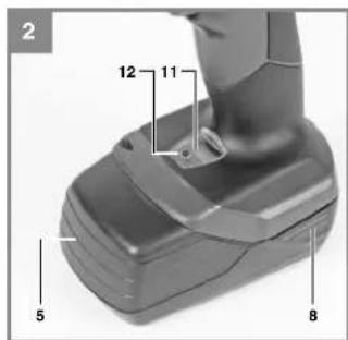 EINHELL TC-CD 18-2 1h - 1