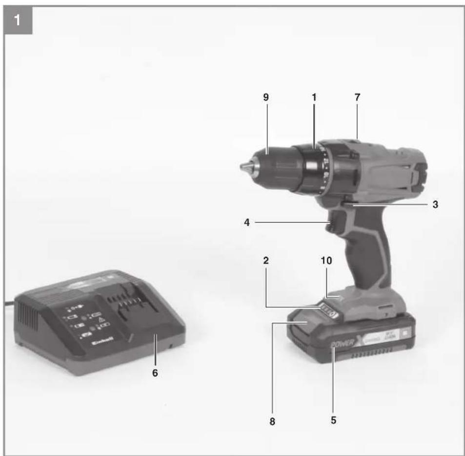 EINHELL TE-CD 18/3 Li - 1