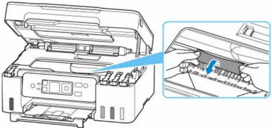 CANON Pixma G3571 - Retrait du papier coincé à l'intérieur de l'imprimante - 5