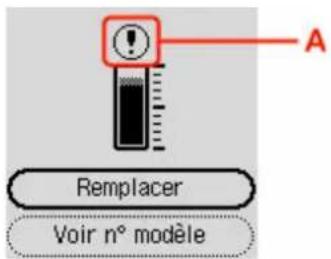 CANON Pixma G3571 - Vérification de l'état de la cartouche d'entretien sur l'écran LCD - 2