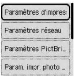 CANON Pixma G3571 - Fonctionnement élémentaire du panneau de contrôle - 1