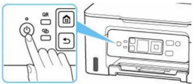 CANON Pixma G3571 - Mise sous tension de l'imprimante - 1