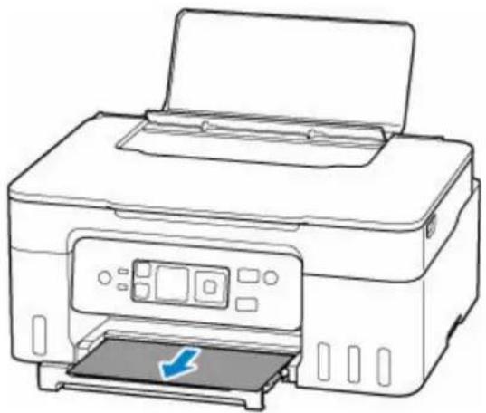 CANON Pixma G3571 - Retrait du papier coincé au niveau de la fente d'éjection du papier - 1