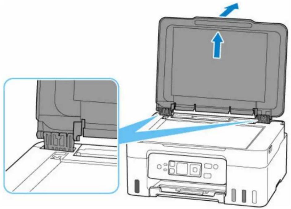 CANON Pixma G3571 - Retrait du capot du scanner : - 1