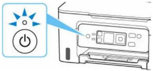 CANON Pixma G3571 - Vérification que la machine est sous tension - 1