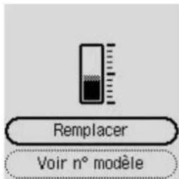 CANON Pixma G3571 - Vérification de l'état de la cartouche d'entretien sur l'écran LCD - 1