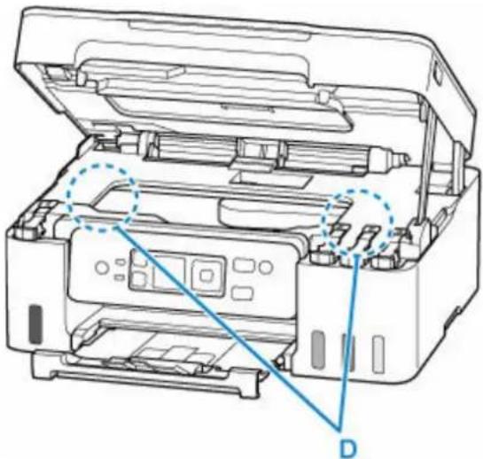 CANON Pixma G3571 - Assurez-vous que tout le papier coincé est retiré. - 1