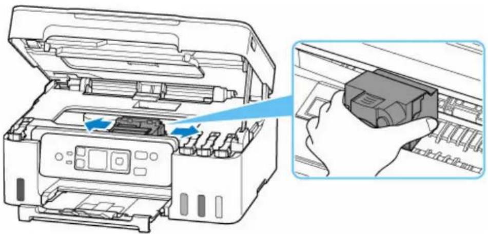 CANON Pixma G3571 - Retrait du papier coincé à l'intérieur de l'imprimante - 3