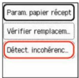 CANON Pixma G3571 - Désactiver les notifications pour l'erreur 2114 - 4