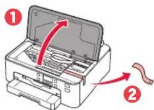 CANON Pixma TS704a - Ta bort förpackningsmaterial - 1