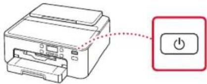 CANON Pixma TS704a - Einschalten des Druckers - 3
