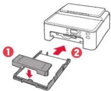 CANON Pixma TS704a - Når følgende skæmbillede vises, skal du bruge knapperne ◀ og ▶ til at vælge Ja (Yes). Tryk derefter på knappen OK. - 7