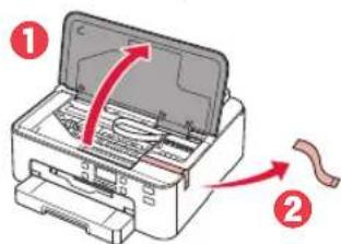 CANON Pixma TS704a - Entfernen des Verpackungsmaterials - 2