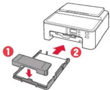 CANON Pixma TS704a - Si aparece la siguiente pantalla, use los botones ◀ y ▶ para seleccionar Sí (Yes) y pulse el botón OK. - 7