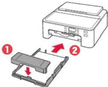 CANON Pixma TS704a - Aseta kasetin kansi ja aseta kasetti takaisin paikoilleen. - 1