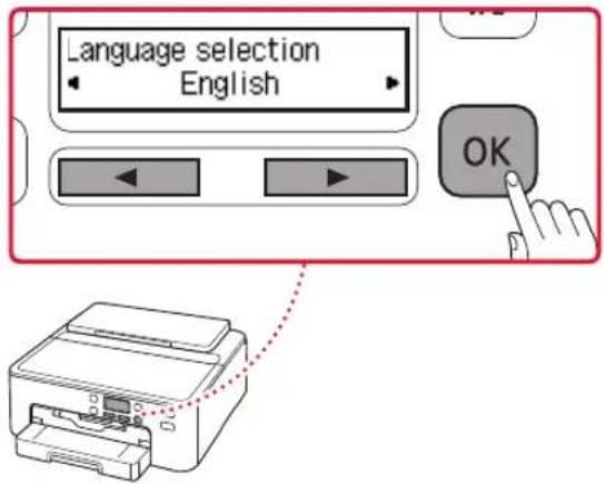 CANON Pixma TS704a - Accensione della stampante - 6