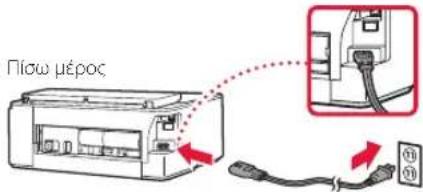 CANON Pixma TS704a - Ενεργοποίηση του εκτυπωτή - 3
