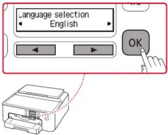 CANON Pixma TS704a - Einschalten des Druckers - 4