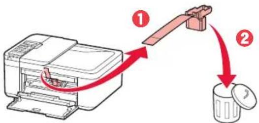CANON Pixma TR4540 - Αφαίρεση υλικών συσκευασίας - 3