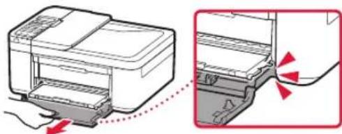 CANON Pixma TR4540 - Trek de cassette eruit totdat deze stopt. - 1