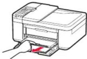 CANON Pixma TR4540 - Déployez le support de sortie papier du bac de sortie papier. - 1