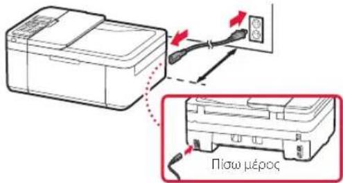 CANON Pixma TR4540 - Ενεργοποίηση του εκτυπωτή - 2