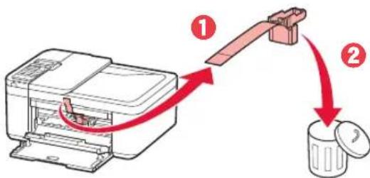 CANON Pixma TR4540 - Removing Packing Materials - 3