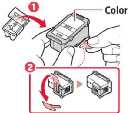 CANON Pixma TR4540 - Instalar los cartuchos FINE - 3