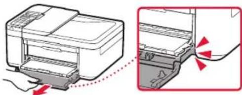 CANON Pixma TR4540 - Tirez sur la cassette jusqu'à l'arrêt. - 1