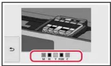 CANON Pixma TS9540 - Repita los pasos 2 a 5 para instalar todos los otros depósitos de tinta. - 1